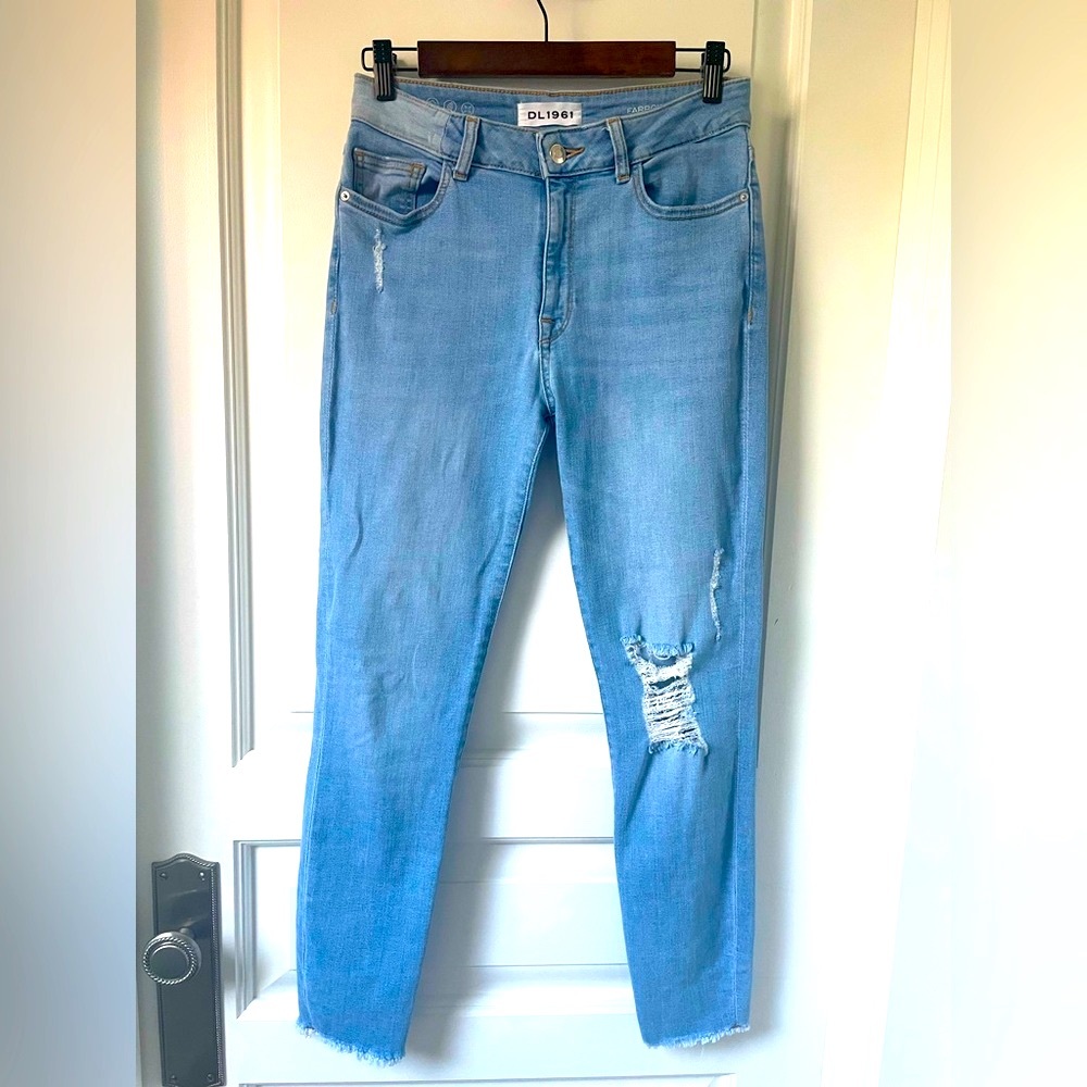 DL1961 Farrow Instaslim Ankle Jeans in Trophy, sz 27